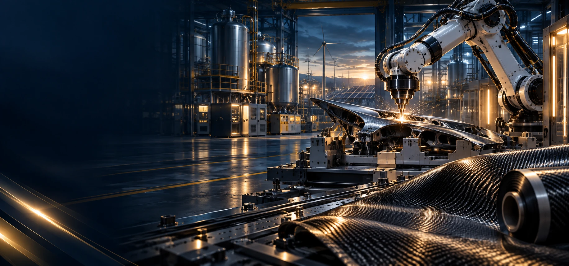 Illustration of industrial technologies and processes